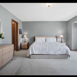 King Size Platform Bed Set