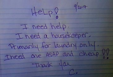 Housekeeper needed