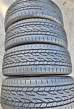 Vendo set de llantas 255/55r20 continental en perfectas condiciones de vida