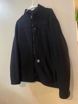 Carhartt Black Fleece Full-Zip Jacket  Large