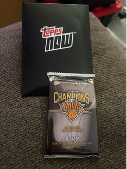 New York Knicks - NBA Topps NOW® 16-Card Team Set