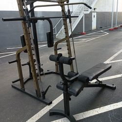 Smith Machine+Bench
Homestead 33033. Delivery for extra

Butterfly System doesn't working 

Versatile Smith machine with an integrated cable pulley sy