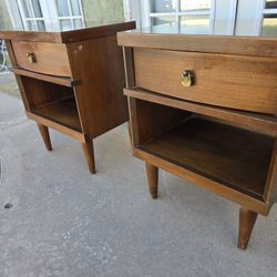 Mid Century Nightstands-Bedside Tables