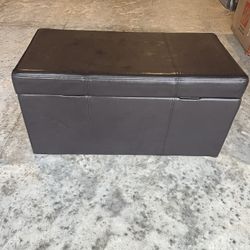 Brown Ottoman With Storage $15 Obo