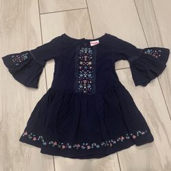 Nannette Kids dark blue tunic top toddler girl sz. 3T
