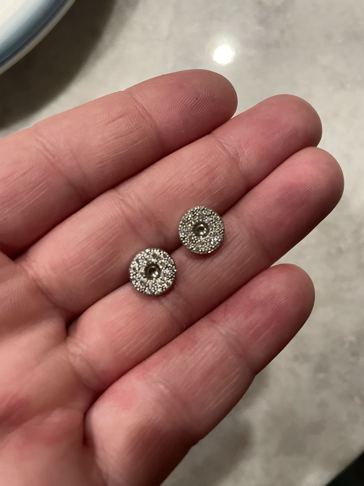 White Gold Diamond Earrings