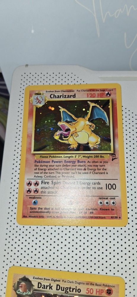 Pokemon TCG - Base Set 2 Charizard Holo - LP Condition