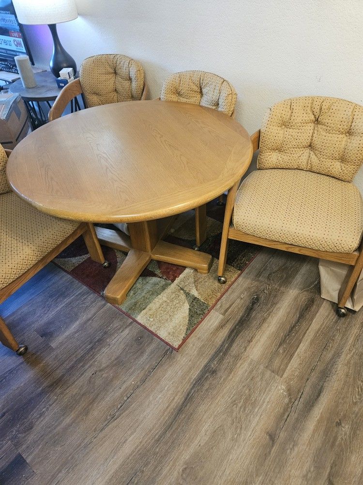 Table And 4 Chairs
