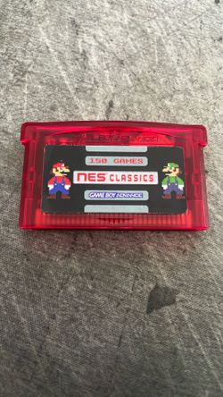 GBA NES Classics 150 Games Cartridge