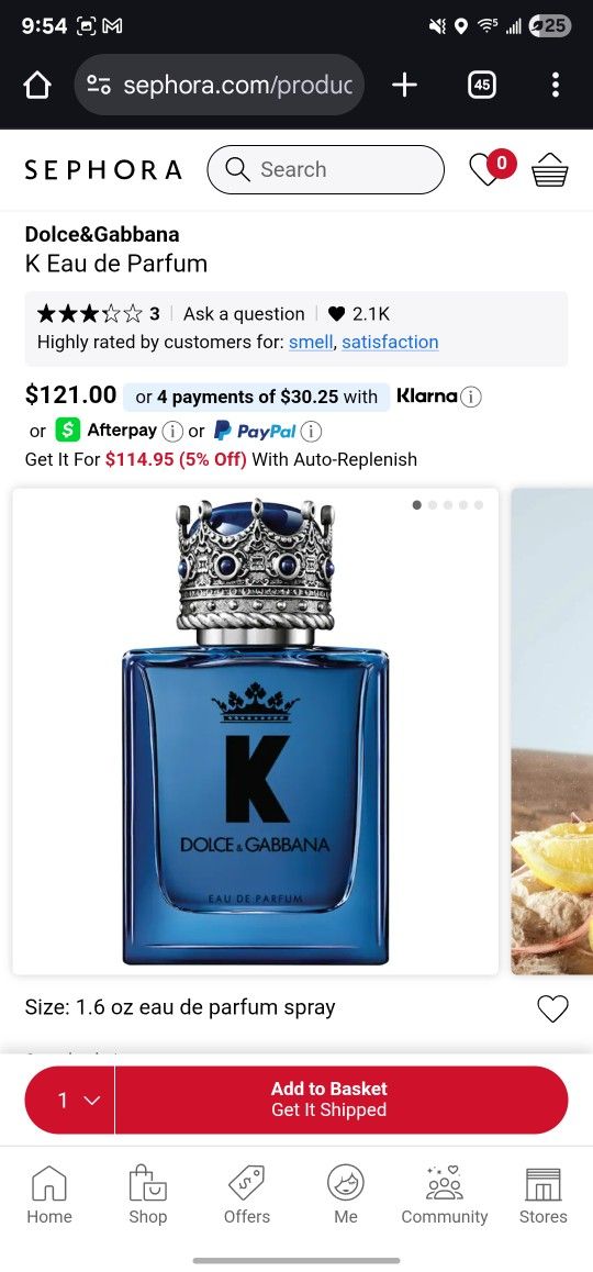 Dolce & Gabbana K for King