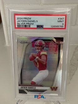 2024 Prizm Jayden Daniels Silver Prizm PSA 9