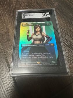Final fantasy magic the gathering Tifa sgc 10 borderless foil
