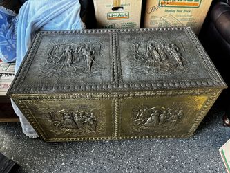 Fireside Box - Brass Plated - Reduced Price