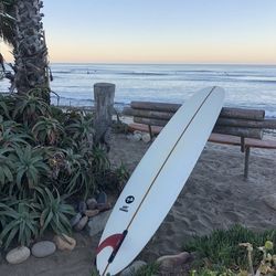 9’6” HOT DAWG LONGBOARD SURFBOARD