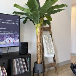 7ft Tall faux Banana Tree plant With Stand