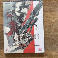 RARE Metal Gear Solid 2 Sons of Liberty Official Guidebook PS2 Authorized