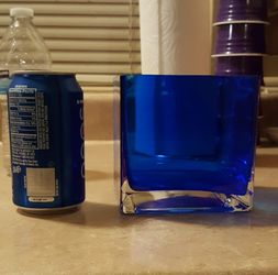Blue flower Vases $2 each