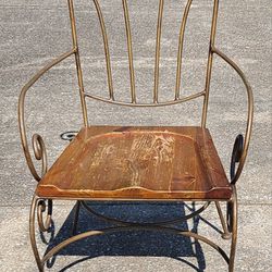 4 Vintage Wrought-iron Chairs