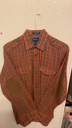 Paul Fredrick Plaid Button-Up Shirt Size M