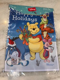 New Disney Mickey 12 X 18 Inches Ho Ho Ho Christmas Garden Flag