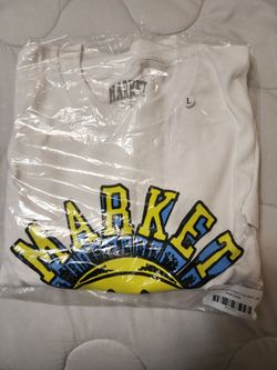 Market Smiley Hoops Shirt Size L NEW