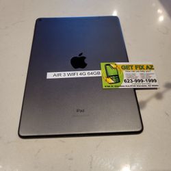 Apple IPad Air 3 64gb WiFi 4g $175
