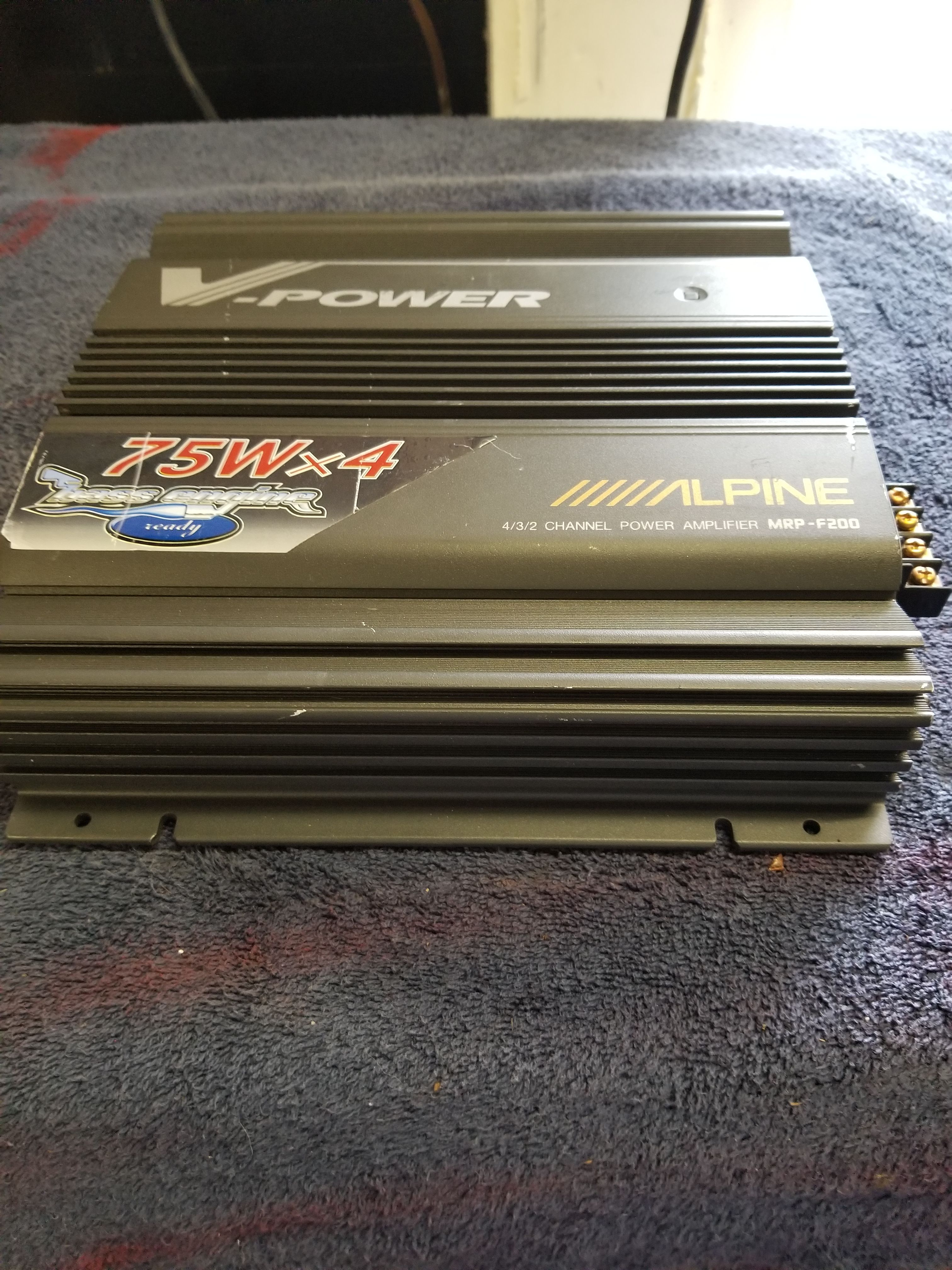 Alpine MRP-F200 4/3/2 Channel Power Amp