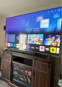 Fire place tv stand