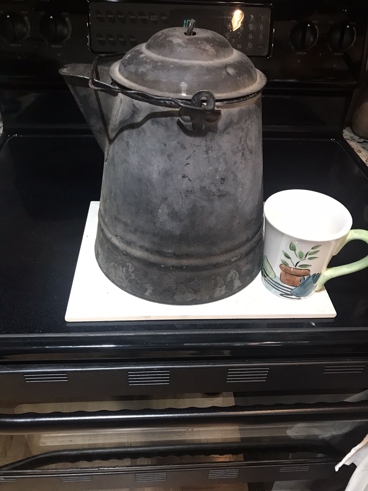 Antique Camping Coffee Kettle