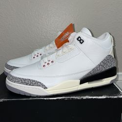 Jordan 3 Retro White Cement Reimagined Size 12 , 11.5 , 11 , 9.5 New 