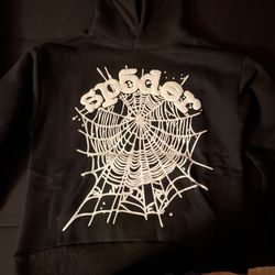 Black And White Sp5der Hoodie 