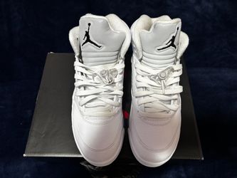 Air Jordan 5 High-Top Sneakers White