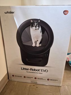 Litter robot EVO (black) and accessories