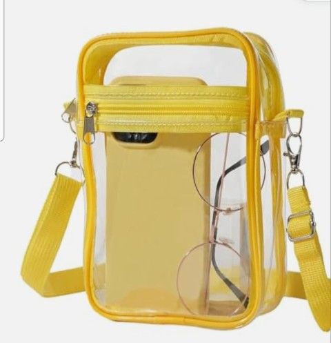 Clear Yellow Bag