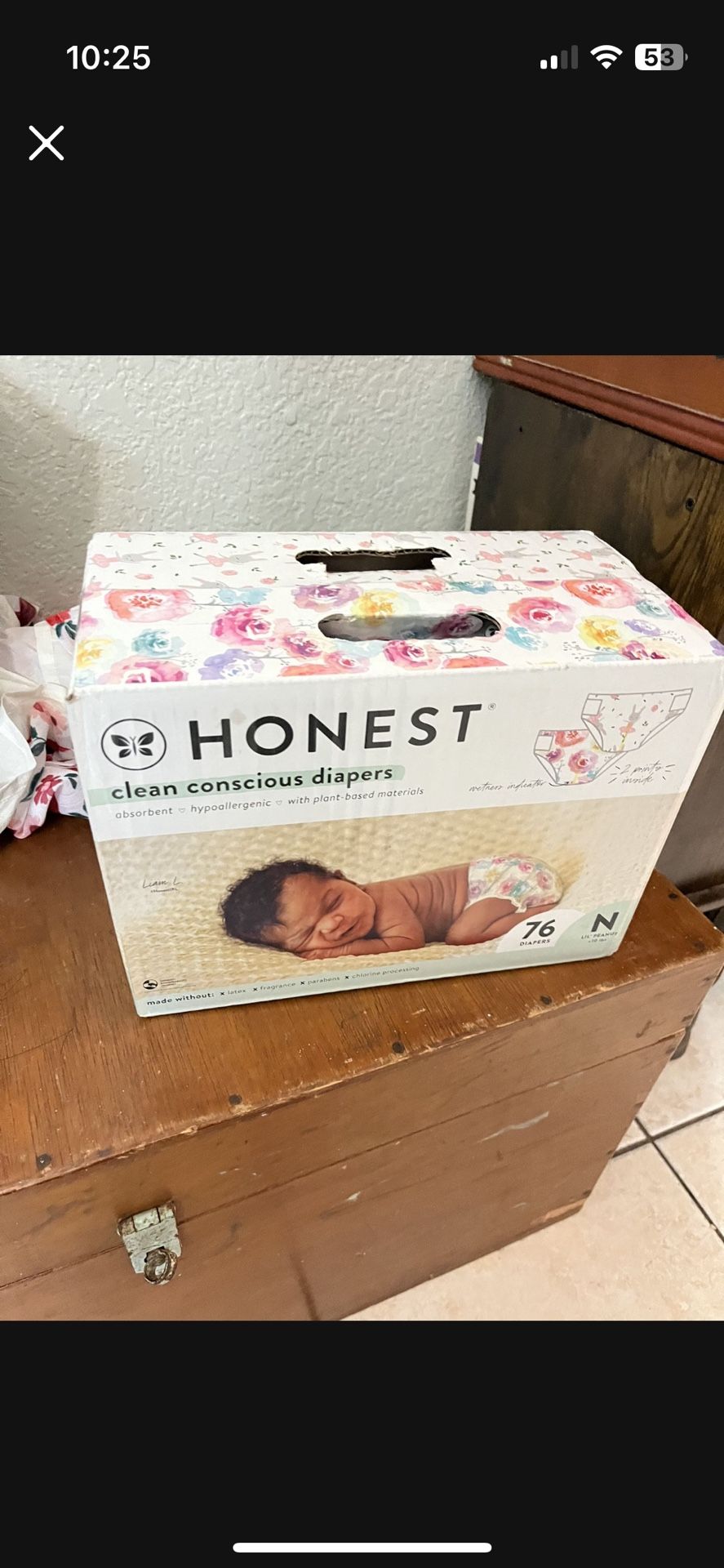Honest Diapers newborn Size