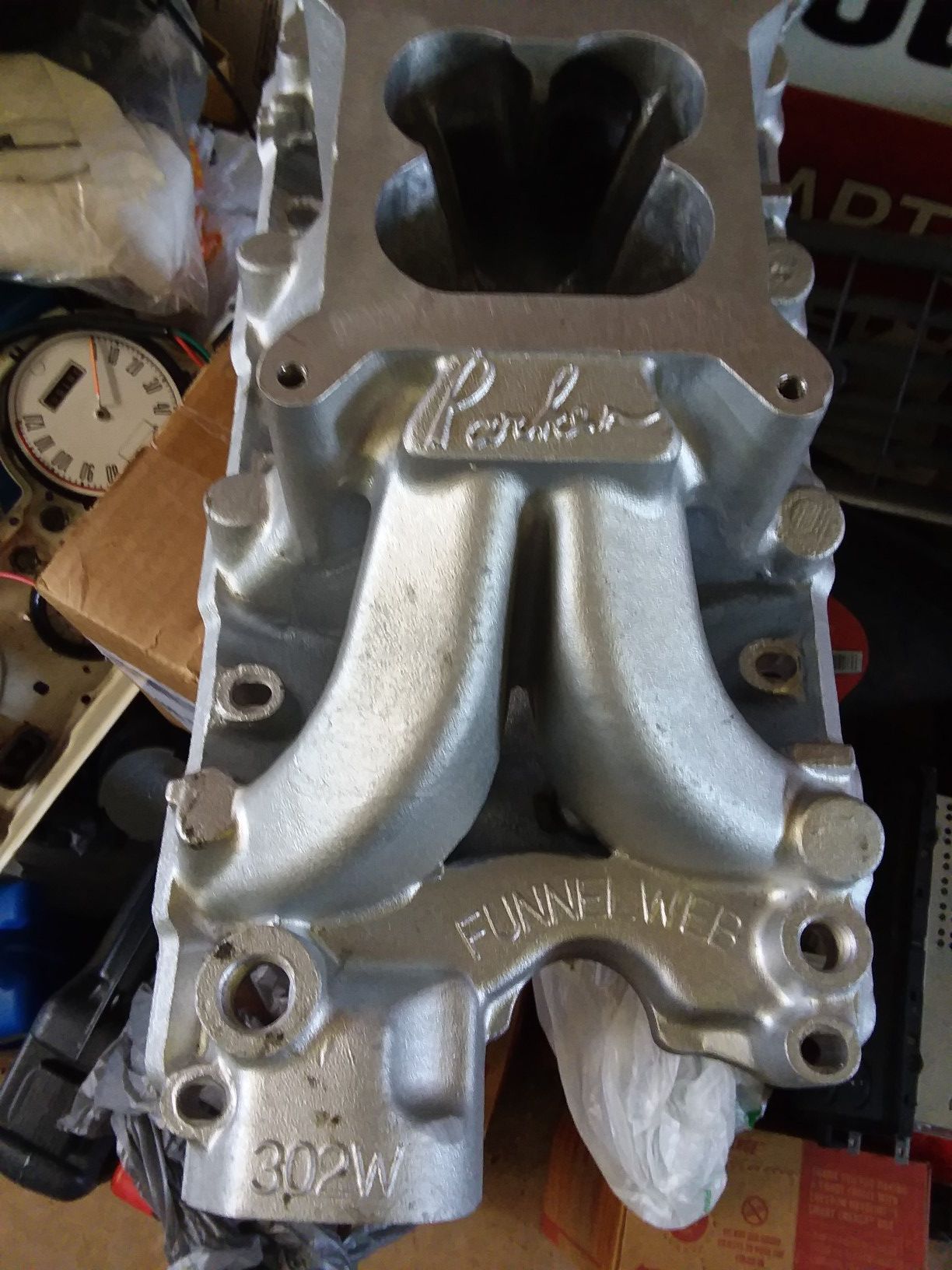 SBF Parker Funnel Web 302W Intake Manifold
