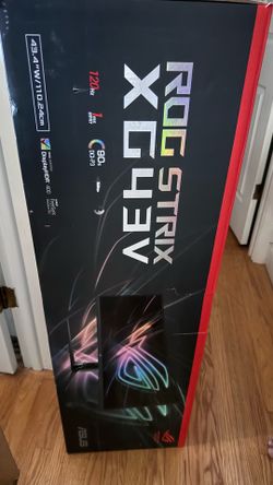 NIB Asus Rog Strix XG43V, $350 43.4" curved gaming monitor with 120Hz 1ms.