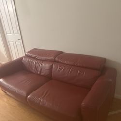 Red Sofa Bed Couch 