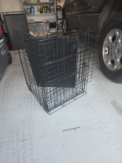 23 Inch Metal Foldable Dog Crate