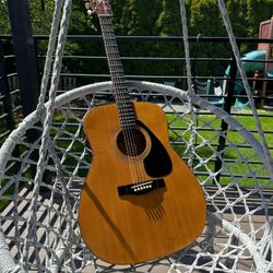 Vintage 1992 Yamaha Acoustic Guitar FG-400A