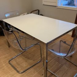 IKEA Table With 3 Chairs 
