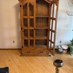 Rustic Curio Cabinet