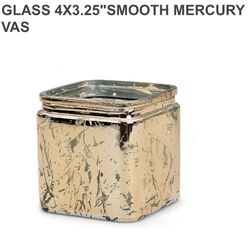 Mercury Glass Cube Vases