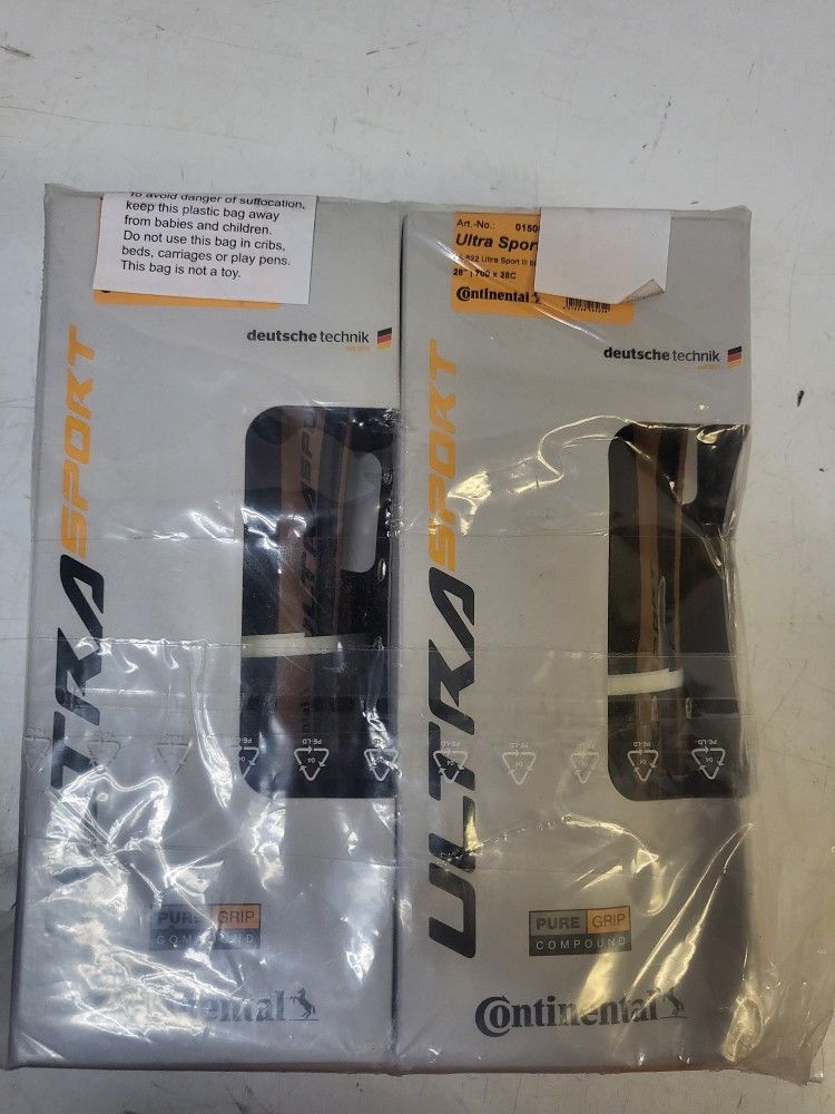 Continental Ultra Sport III 700x28 Black/Brown Folding PureGrip