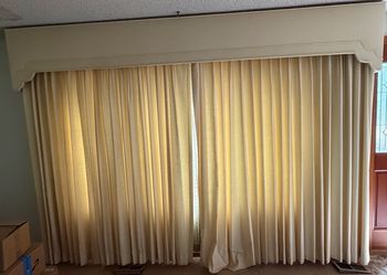 Drapes with enclosure