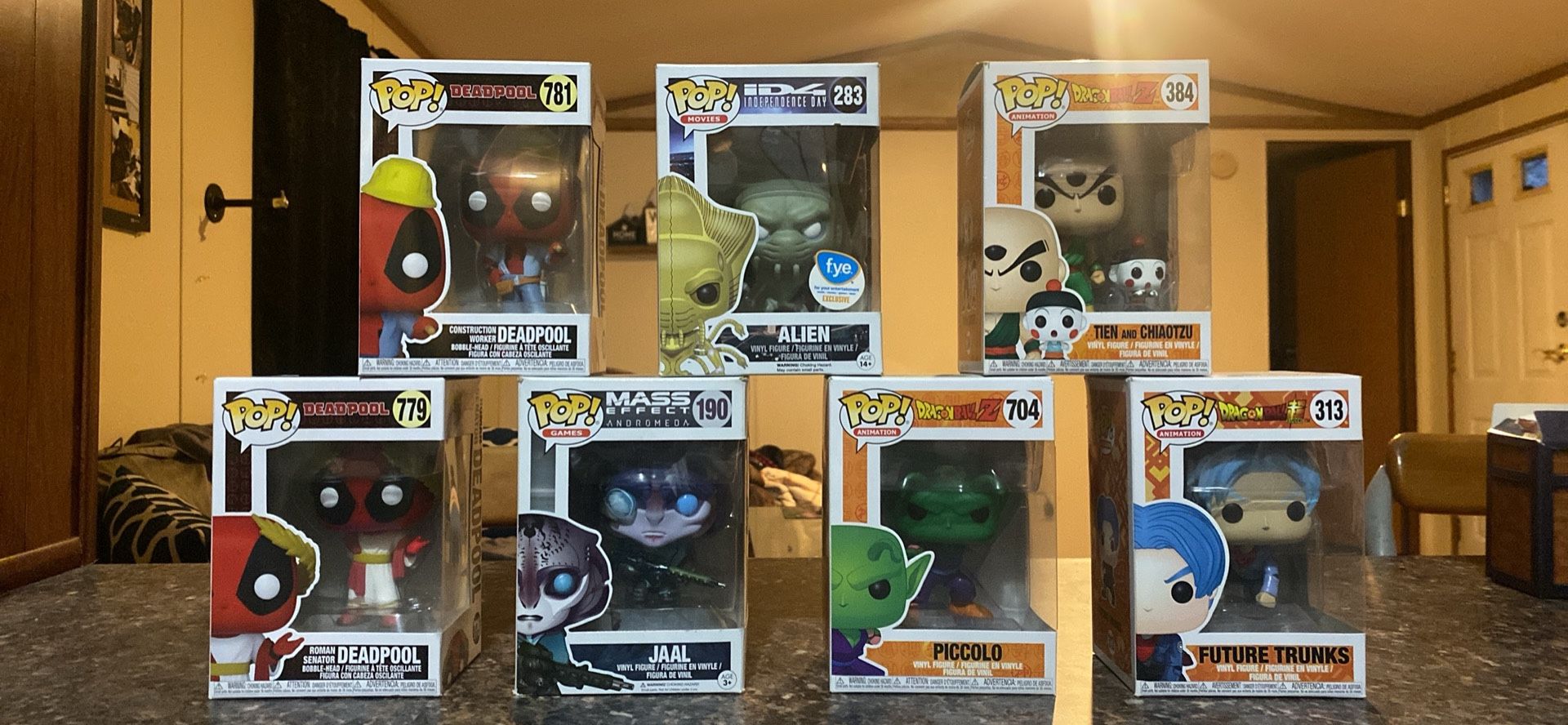 7 Funk Pop Figures