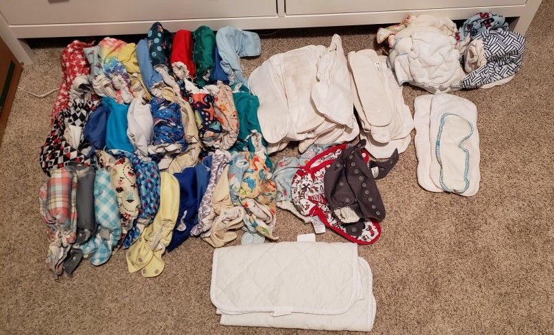 Organic Cloth Diaper Stash