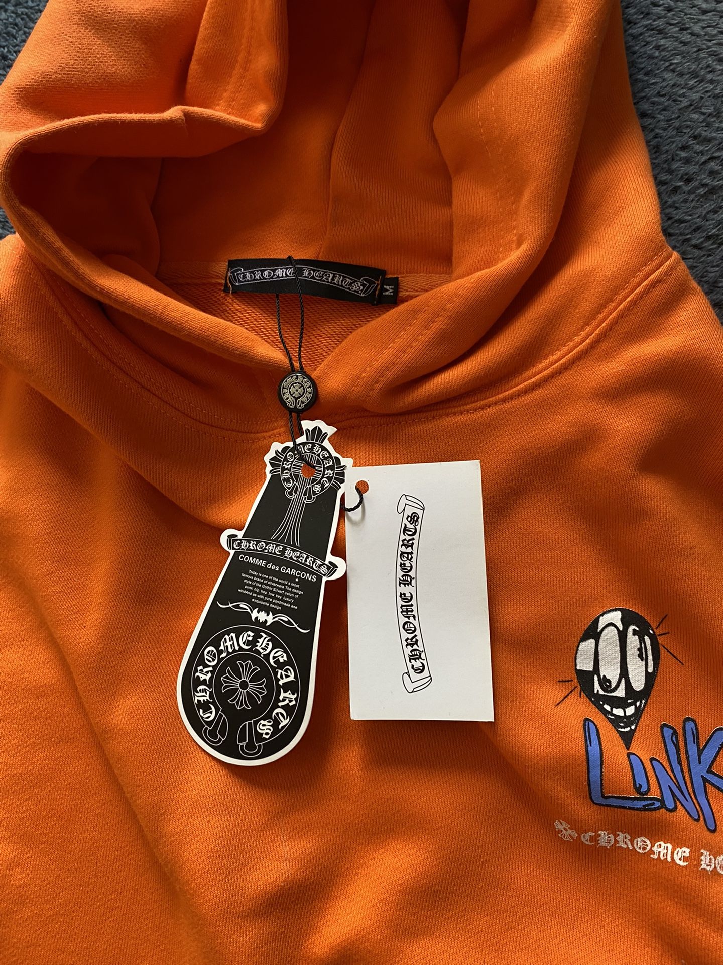 Chrome hearts comme des garcons hoodie sales