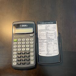 Texas Instruments TI-30XA Calculator 