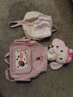 Hello Kitty My Melody And Strawberry Bags